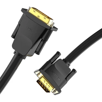 DVI(24+1) - VGA kabelis 1,5 m Vention EABBG (juodas)