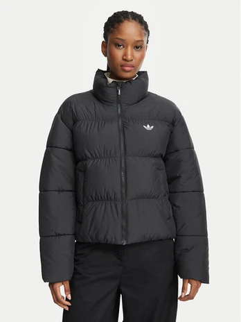 adidas Žieminė striukė Short Padded Jacket KT4241 Juoda Regular Fit