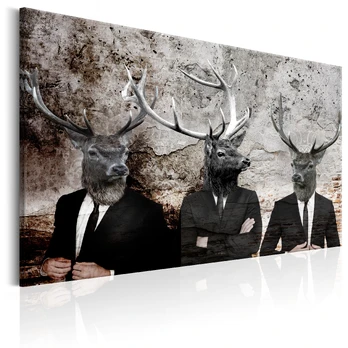 Artgeist Paveikslas - Deer in Suits
