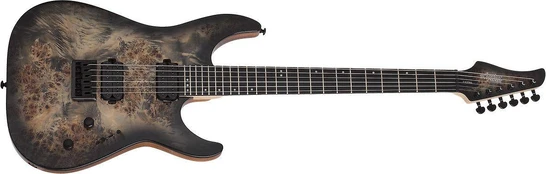 Schecter Guitar Research Schecter C-6 PRO elektrinė gitara, Charcoal Burst kaina