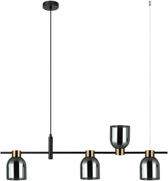 Pakabinamas šviestuvas Servio PND-66892-4-BK-SG