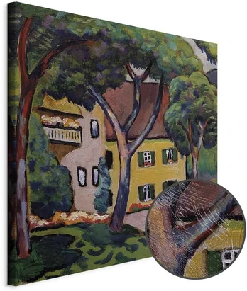Paveikslas August Macke - Staudacherio namas Tegernsee