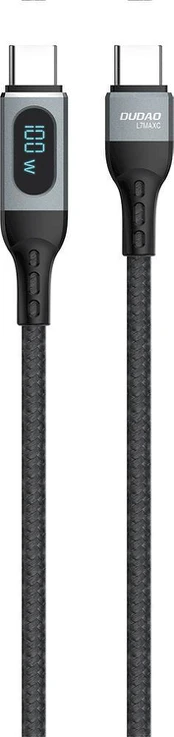 Dudao kabelis USB Type C - USB Type C greitas įkrovimas PD 100W juodas (L7MaxC)