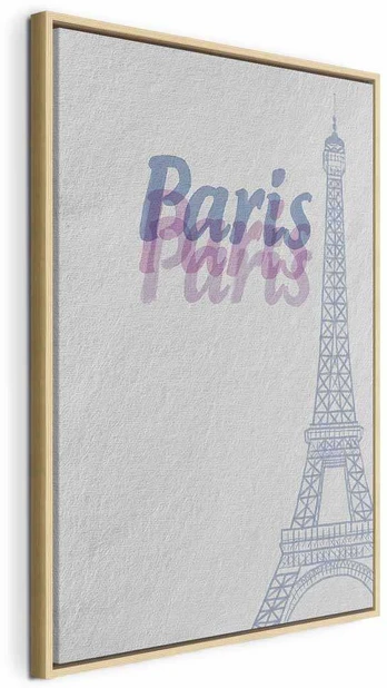 Artgeist Paveikslas - Paris in Watercolours (1 Part) Vertical