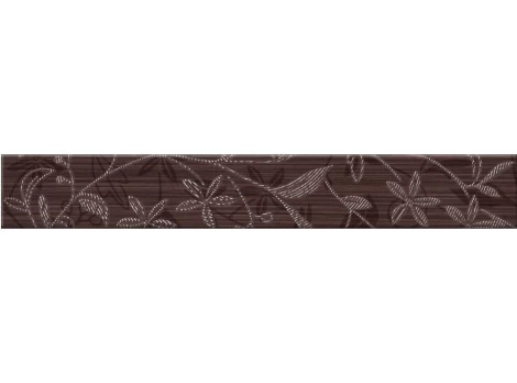 Plytelių apvadas TANAKA BROWN FLOWER BORDER, 5 x 35 cm