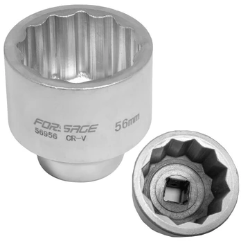 3/4" 56mm 12-kampė galvutė