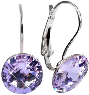 Levien Elegant Rivoli Violet earrings
