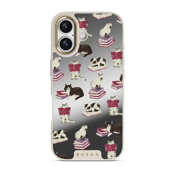 Curious Cat - iPhone 17 Case, Elite Mirror Light (MagSafe) / Gold