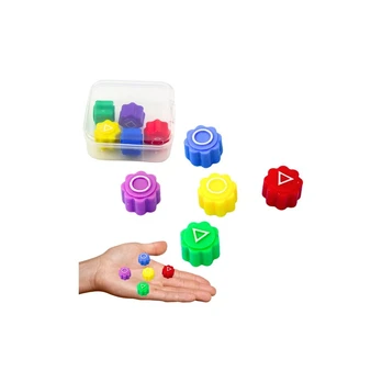 Lean Toys Dice For Playing Gonggi Hacele Squid Games Arcade Game Case 5pcs A