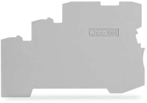 Wago 2000-5391, Terminal block separator, Pilkas, 1 mm, 3.71 g