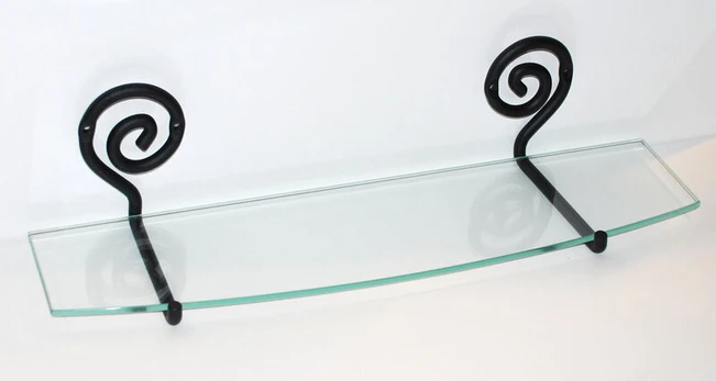 Tiger TWIST, stiklinė lentyna, juoda