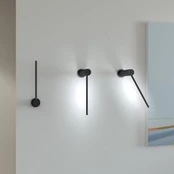 "Martinelli Luce Mosca" LED sieninis šviestuvas 20 cm juodas