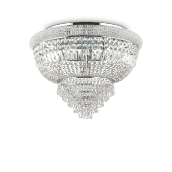 Lubinis šviestuvas Ideal Lux Ceiling lamp with 24 lights DUBAI, E14, sidabrinis color