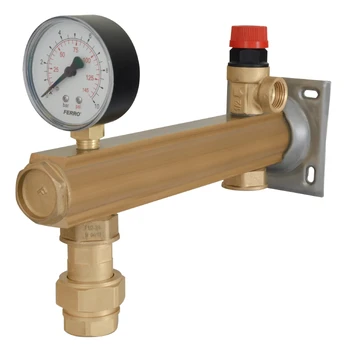 6 BAR HOT WATER SAFETY GROUP WITH QUICK COUPLING FOR DIAPHRAGM VESSEL