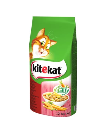 Kitekat su jautiena ir daržovėmis 12 kg