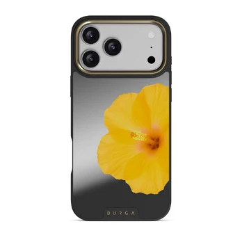 Hibiscus - iPhone 17 Pro Max Case, Elite Mirror (MagSafe) / Gold