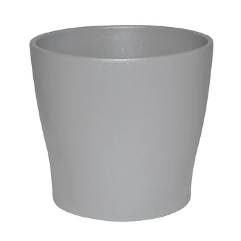 Gėlių vazonas Domoletti 5906750941776, keramika, Ø 24 cm, sidabro