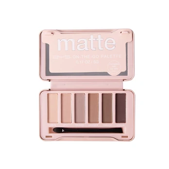 BYS Akių šešėlių paletė MATTE On The Go, 6 spalvos