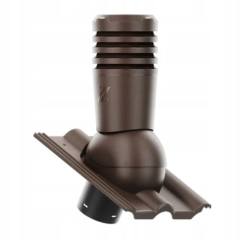 Ventiliacinis kaminėlis Eco125 Euronit Extra Brąz