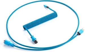 Klaviatūros laidas Cablemod Pro Coiled Keyboard Cable Micro USB/ USB Typ-A 150cm, geltona