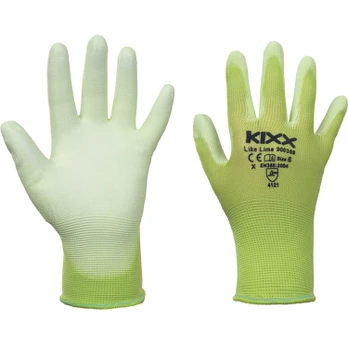 Aplietos sodo pirštinės Kixx LIKE LIME PU
