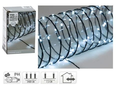LED girlianda TRANSPARENT CW-320