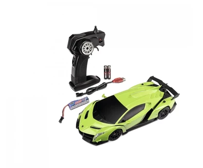 Tamiya Carson 1:24 Lamborghini Veneno 2.4G 100% RTR žalia