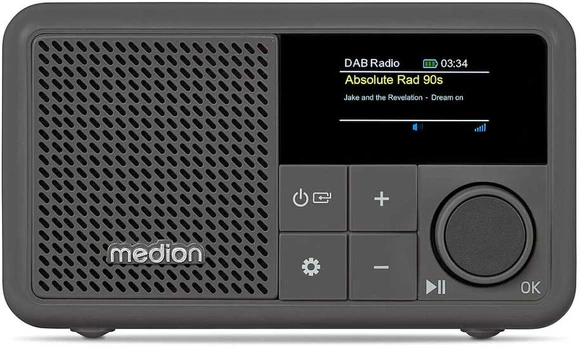 Medion LIFE® S66822 Tragbares DAB+ Radio grau