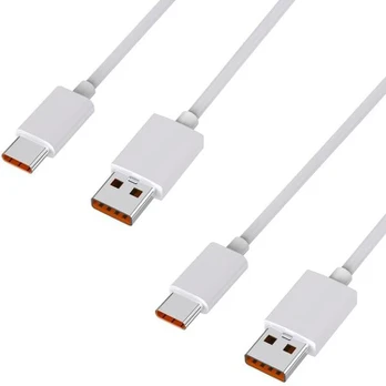 2 vnt. greito įkrovimo USB-C kabeliai 1m Xiaomi Redmi Note 15/Redmi Note 15 Pro/Redmi Note 15 Pro Plus Phonillico®