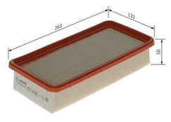 Oro filtras BOSCH F026400048 kaina