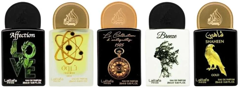 Lattafa Giftset Collection 20ml X 5 Pieces Gift Set Box 01