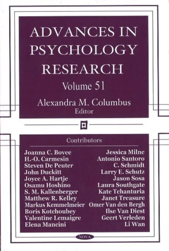 Advances in Psychology Research