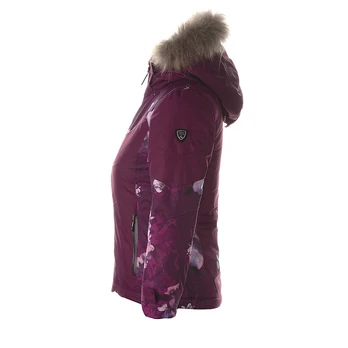 Huppa Mergaičių žieminė striukė CELIA, burgundy pattern/ burgundy