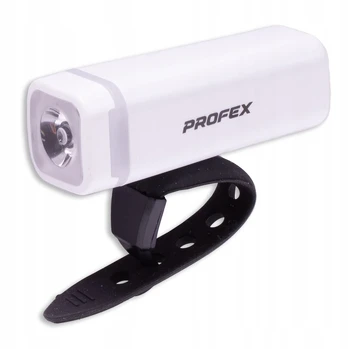 Profex Square 1w Led priekinis žibintas, baltas