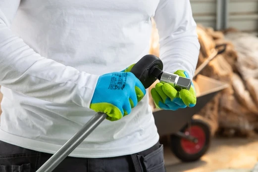 ULLER latex coated gloves mėlynas/žalias 7