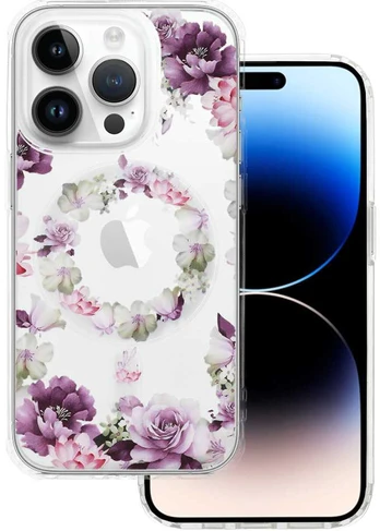 Tel Protect Flower Magsafe dėklas skirtas Apple iPhone 12 design 6