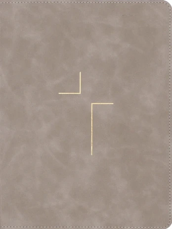 Jesus Bible, ESV Edition, Leathersoft, Stone