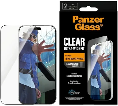 Panzer Glass PanzerGlass Screen Protector Ultra-Wide Fit w. EasyAligner for iPhone 18 Pro Max / 17 Pro Max