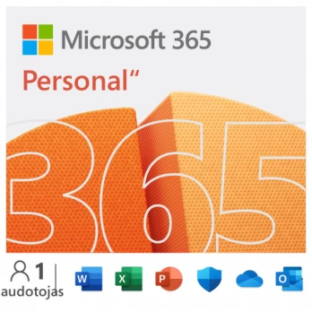 Programinė įranga Microsoft  Office QQ2-00012 Office 365 Personal, ESD, License term 1 year(s), ALL Languages