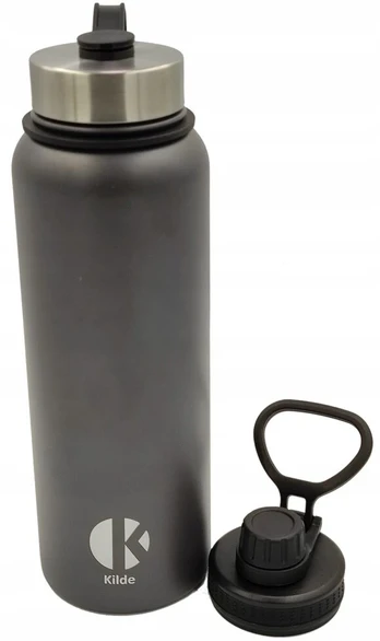 Gertuvė Kilde Grafitinis termosas-butelis iš plieno, 1120 ml