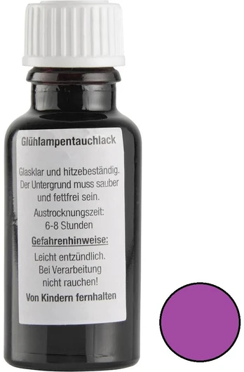 Clou dažai lemputėms 20 ml violetinė spalva