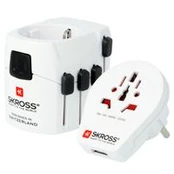 SKROSS pasaulinis kelionių adapteris PRO World ir USB 7A