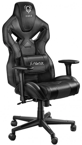 Gaming Chair Diablo X-Fighter Normal Size: black-black