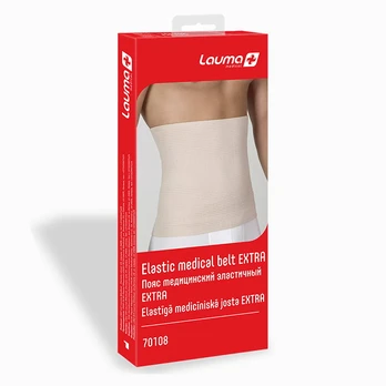 Elastinė medicininė diržas Lauma 70108 Extra su 45% vilna - 5. XL