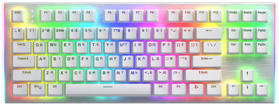 Klaviatūra žaidimams Hator Gravity X TKL mechaninė balta