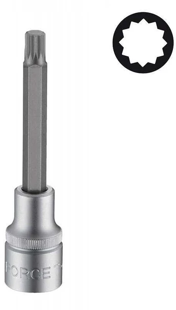 Force Dvylikakampis-galvutė Spline M10 1/2"