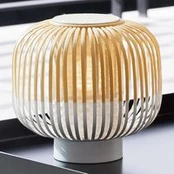 "Forestier Bamboo Light S" stalo lempa 24 cm balta