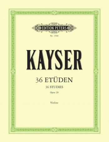 36 Studies Op. 20 for Violin