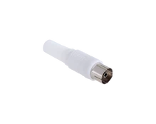 Cabletech TV antenos lizdas kabeliui Baltas kaina