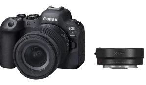 Canon EOS R6 Mark II + RF 24-105mm F4-7.1 IS STM + Mount Adapter EF-EOS R kaina